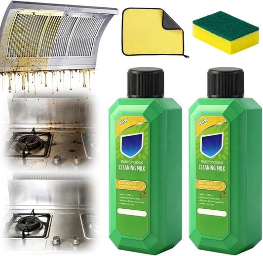 Cleaning Milk House Cleaner, 2026 New Durable Stain Remover for Kitchen, Concentrated Cleansing Lotion for Bathroom, Multifunctional Cleaner for Household Use Suitable for Families (2pcs)