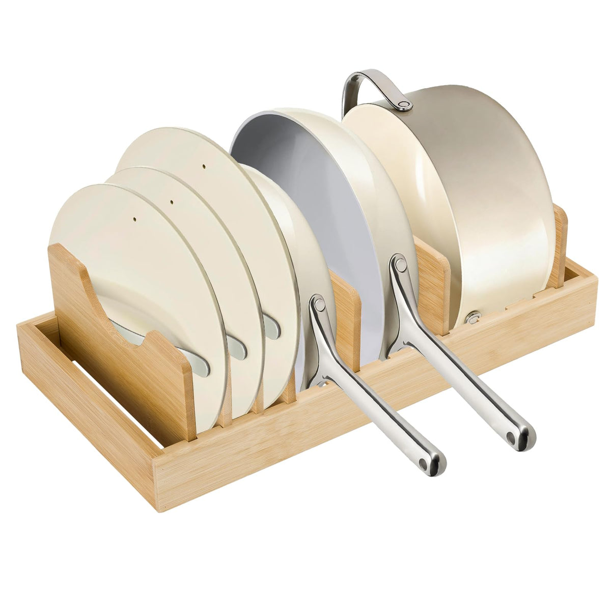 Pan Organizer Compatible with Caraway, Pots and Pans Organizer - Image 1