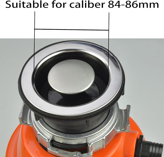 3.3-3.38 Inches Garbage Disposal Scraper, Disposer Tool Garbage Disposal Plunger,Garbage Disposal Food Scraper/Stopper/Strainer with Kitchen Sink Drain Splash Guard