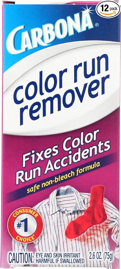 Carbona Color Run Remover, 2.6-Ounce Box (Pack of 12)