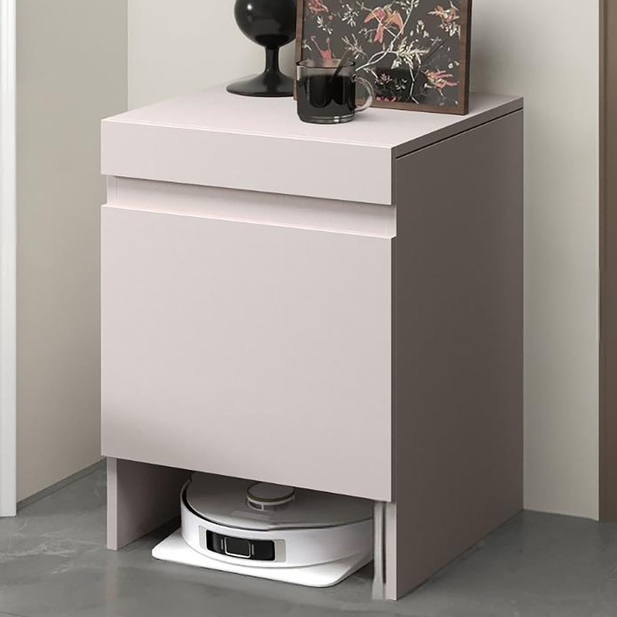 Robot Vacuum Stand Cabinet,Storage Cabinet with Doors - Image 1
