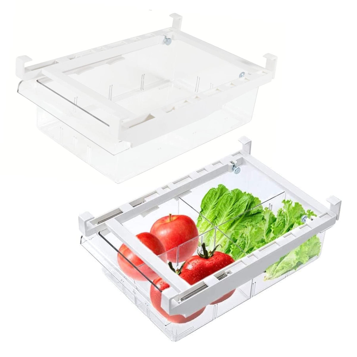YekouMax Fridge Drawer Organizer, Refrigerator Organizer Bins - Image 1