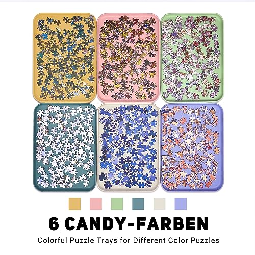 12" x 8.7" Puzzle Sorting Trays Stackable - Image 5