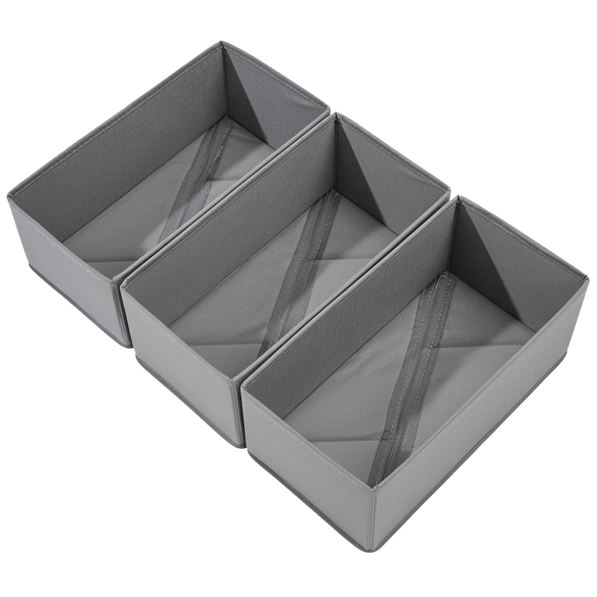 Bructhun Sock Drawer Organizer 3 Pack - Image 1