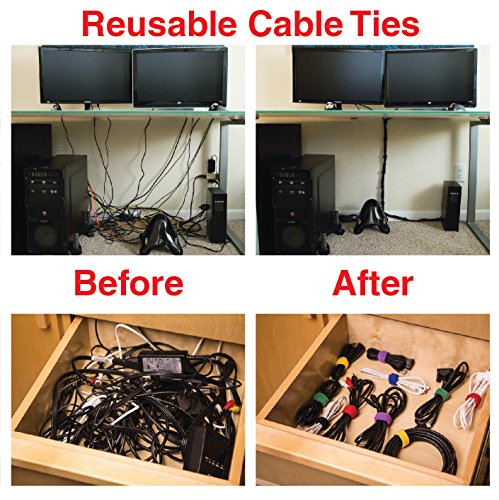 Desktop Cable Organizer, Cord Holder for Desk and Ni | Cable Managemen - Image 7