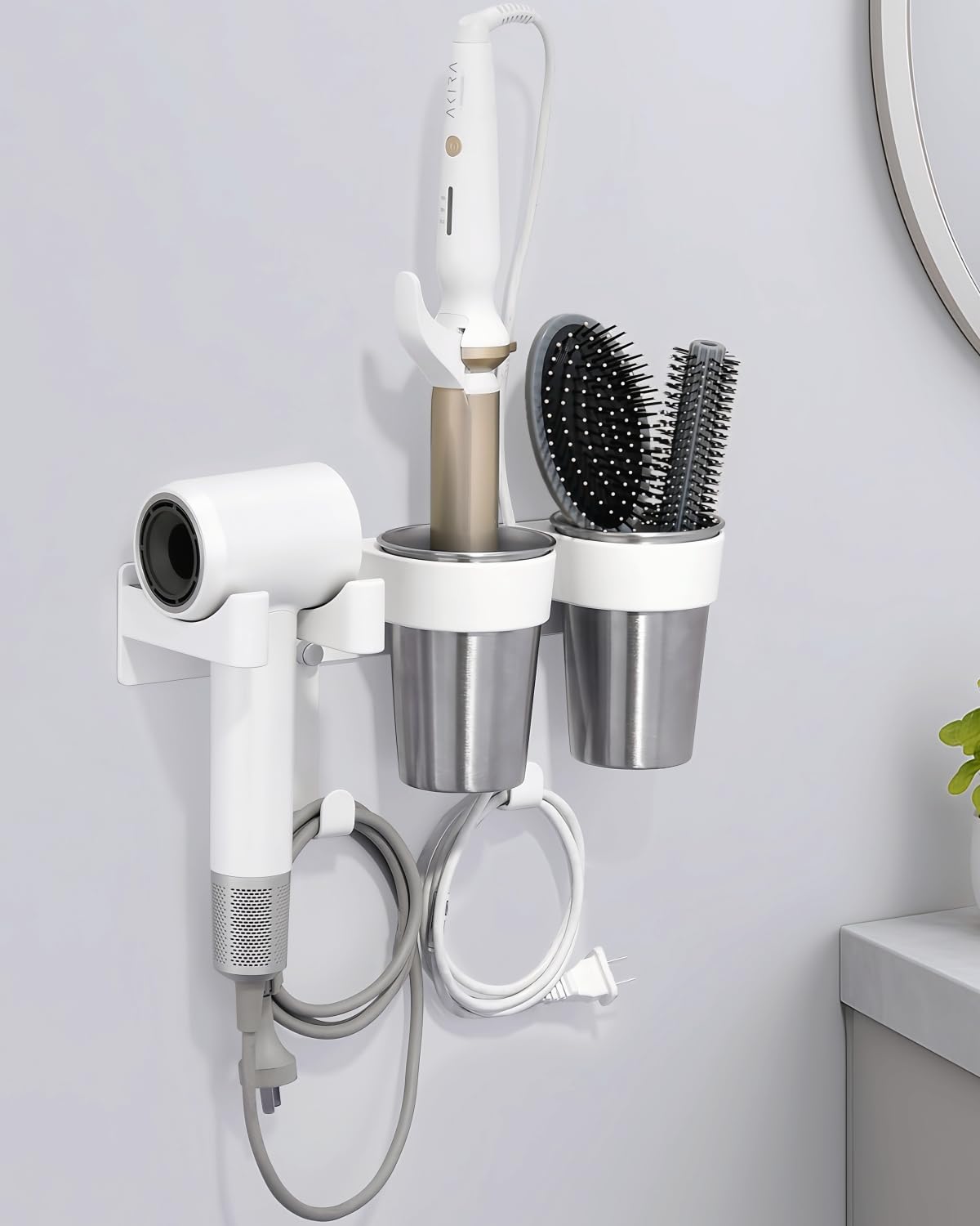 Hot Tools Organizer, Hair Tool Organizer Wall Mount - Image 1