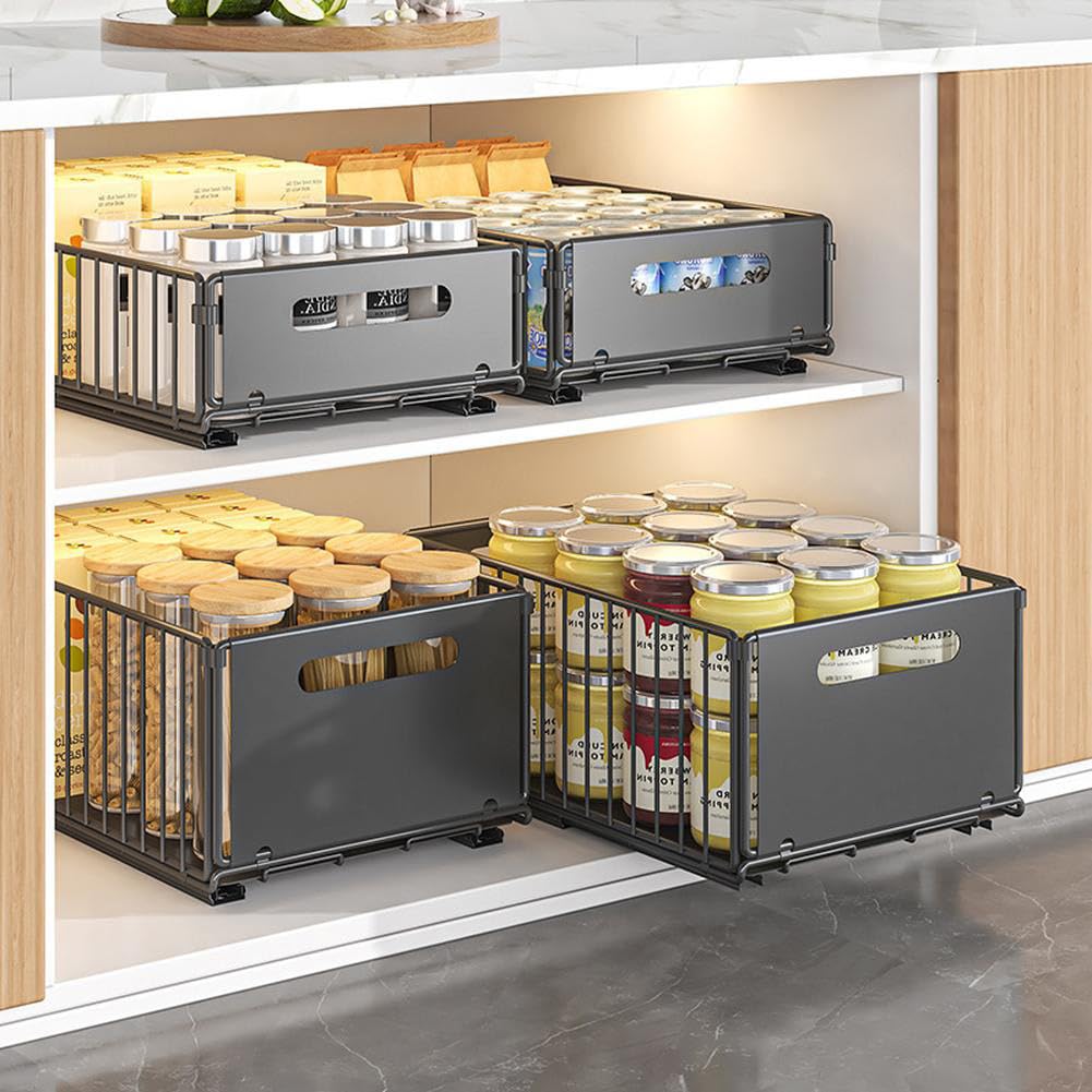 Pull Out Cabinet Organizer, Slide Out Cabinet Organizer - Image 1