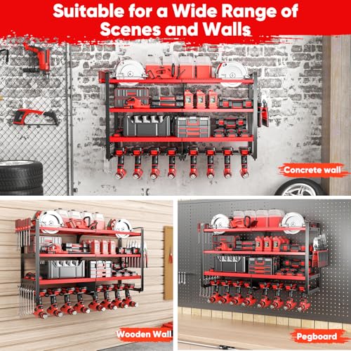 Upgrade Large power tool organizer Wall Mount,4 Layers - Image 7