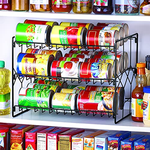 Collections Etc Can Storage Organizer Rack, 3-Tier Storage - Image 3