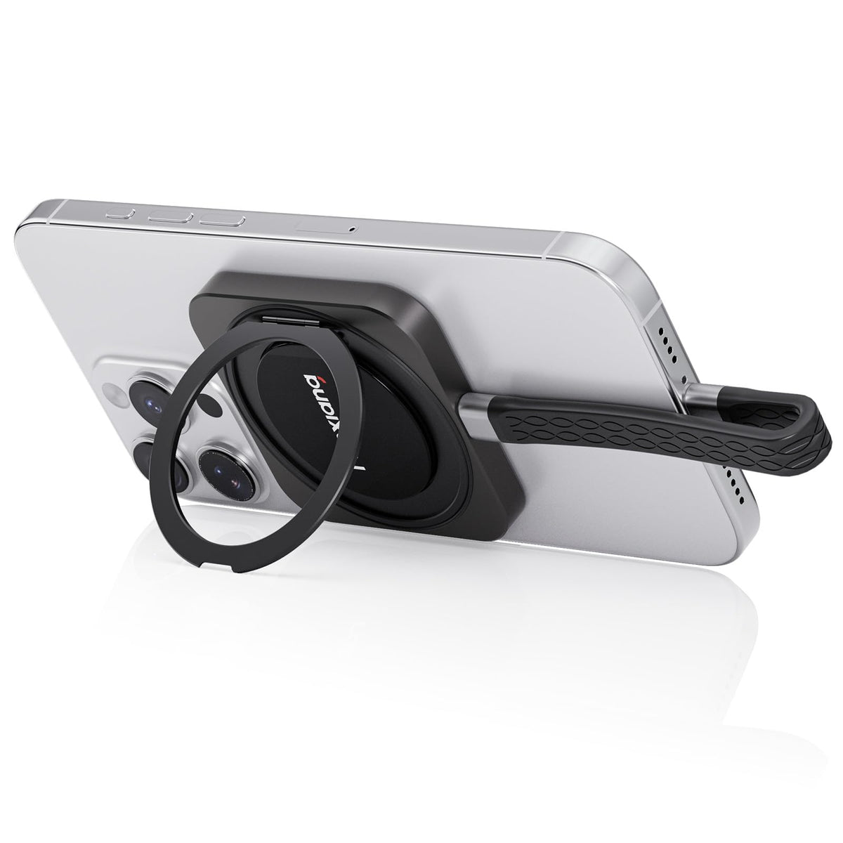 fanxiang 2TB Magnetic Portable SSD with 360° Rotating Stand, Up - Image 1