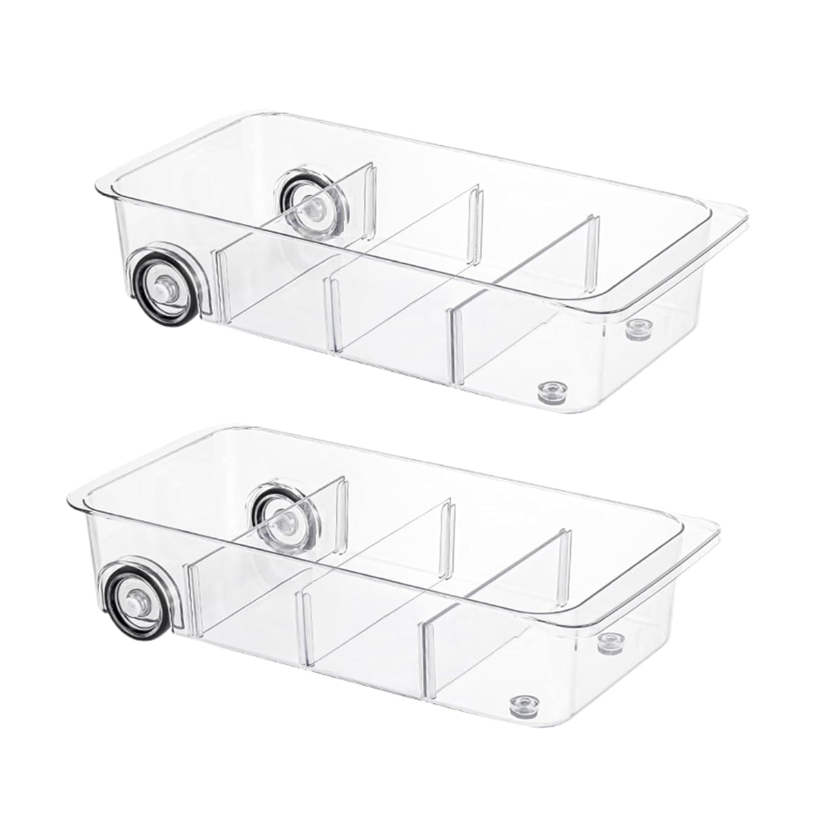 Fridge Organizer and Storage Drawer Roll Out Refrigerator - Image 1