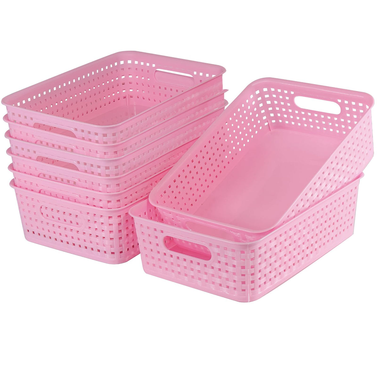 8 Pack Small Pantry Organization and Storage Bins - Household - Image 1
