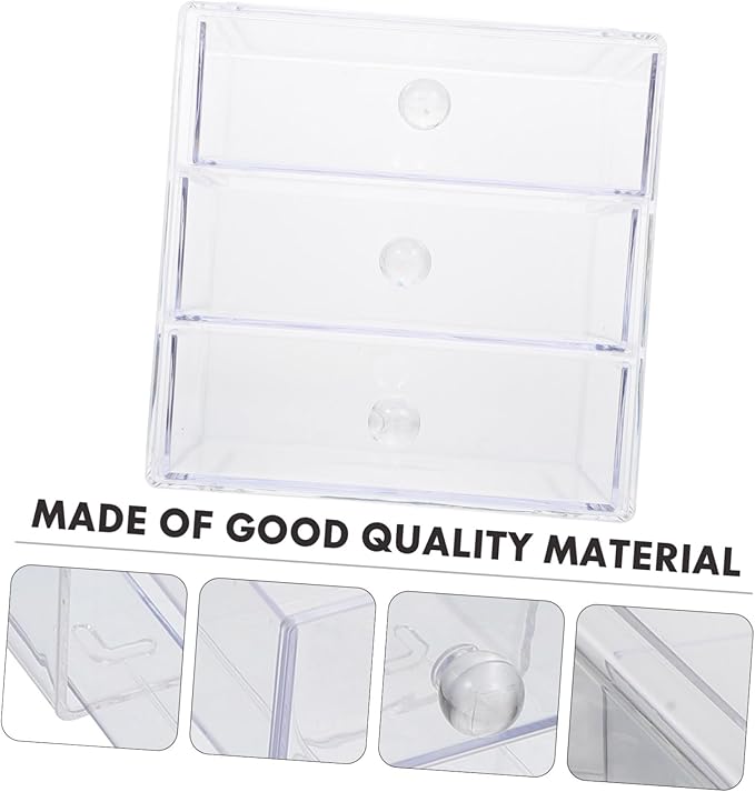 1pc Makeup Storage Organizer Cosmetics Storage Holder Tidy Acrylic Makeup Box