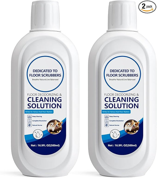 Multi-Surface Floor Cleaning Solution Compatible with Tineco iFLOOR 2/3/5 & FLOOR ONE S3/S5/S6/S7 PRO, Low Foam Floor Cleaner for All Cordless Wet/Dry Vacuum & Robot Vacuums Mop (2 Bottle, Original)