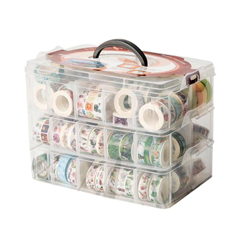 Washi Tape Box Organizer Storage,Divider Closet Container - Image 1