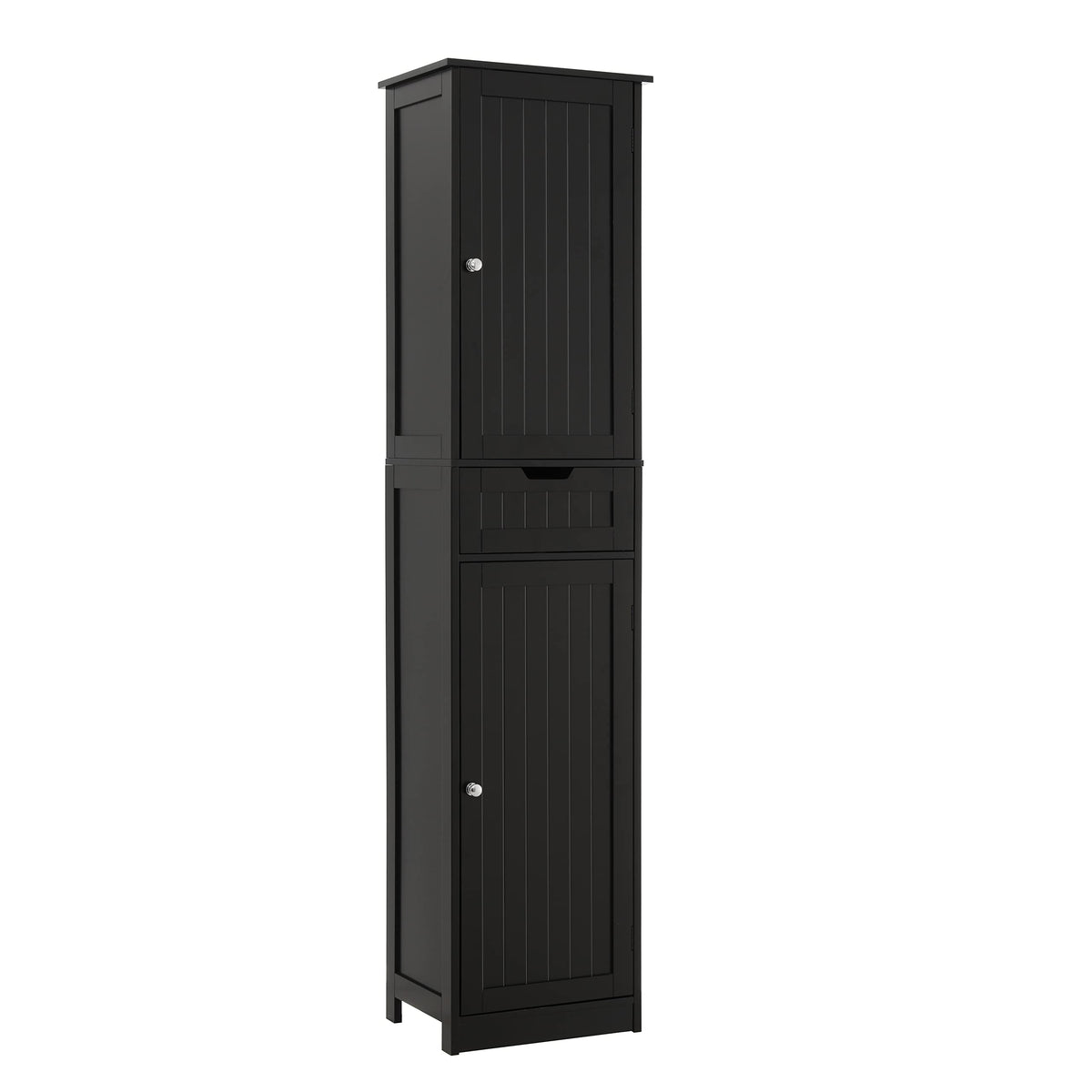 Iwell 66.9" Tall Bathroom Storage Cabinet with 2 Doors & 1 - Image 1