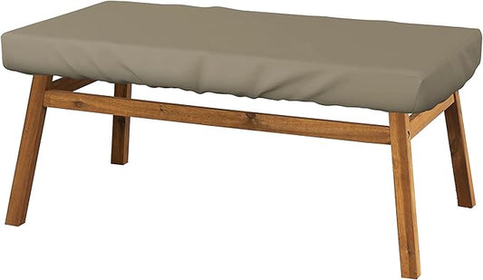 Covers & All Rectangle Table Top Cover, 12 Oz Waterproof UV & Weather Resistant Outdoor Patio Table Cover for Patio Furniture (70" L x 35" W x 5" H, Beige)