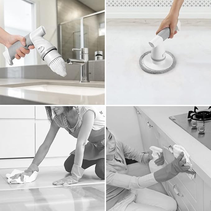 iezfix Electric Spin Scrubber X01 + Electric Cleaning Brush X03