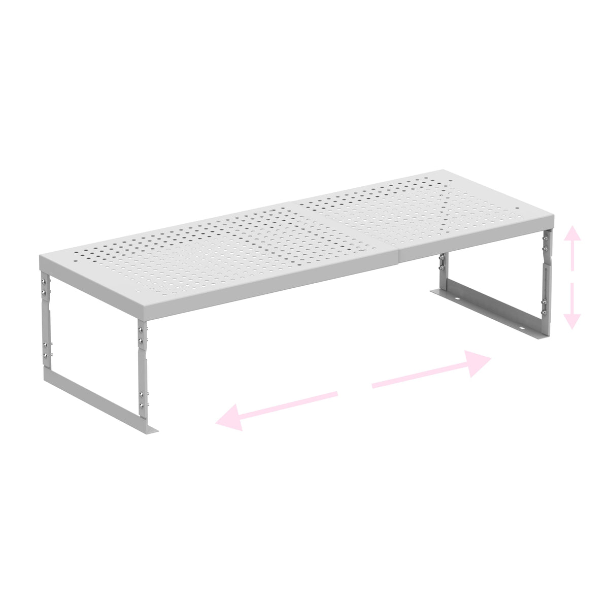 Stackable Expandable Metal Shelf Organizer | Home Organization - Image 1