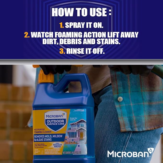 Microban Outdoor Surface Care Multi-Purpose Foaming Cleaner