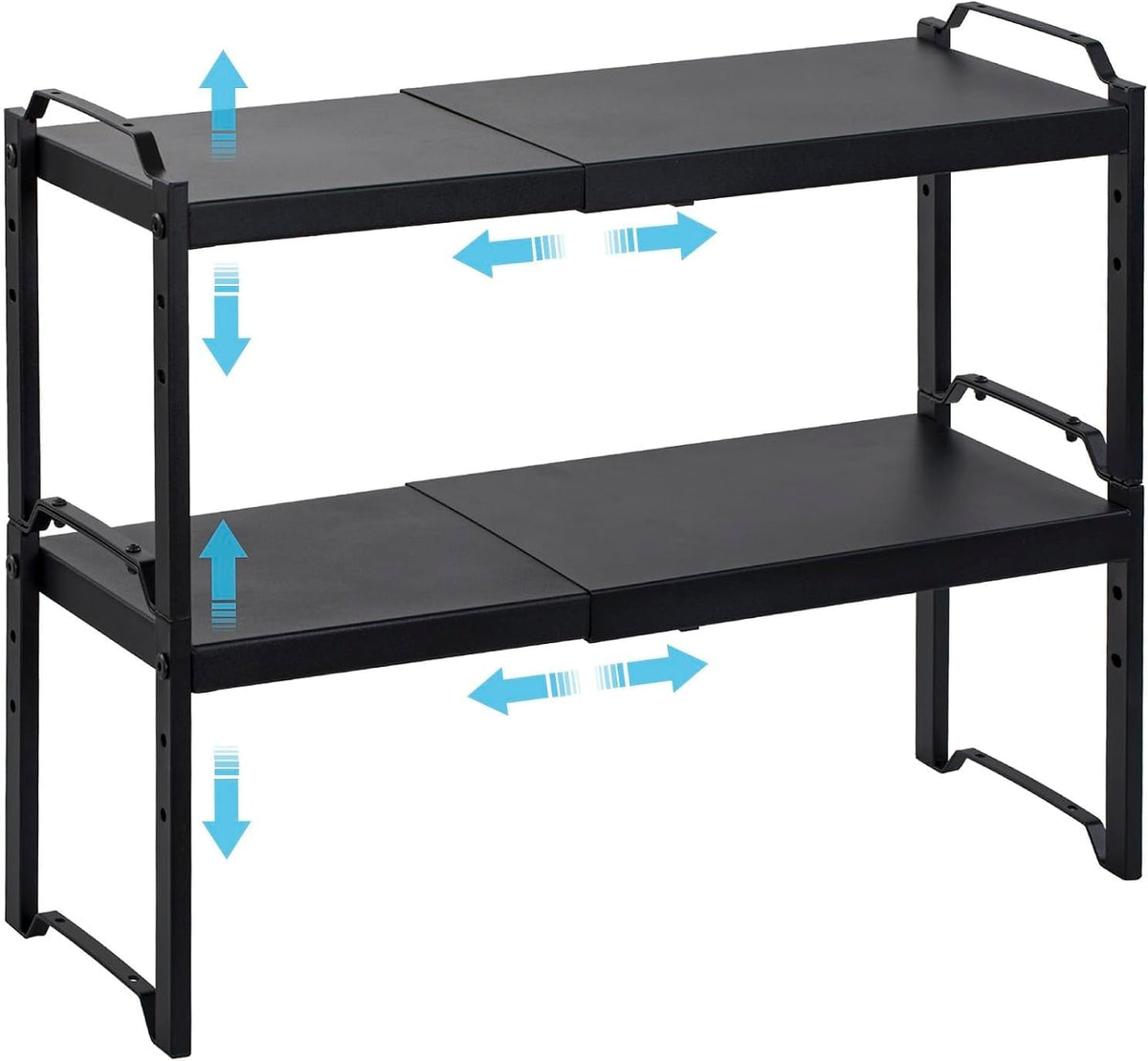 Expandable Cabinet Shelf Organizer, Adjustable kitchen Countertop - Image 1