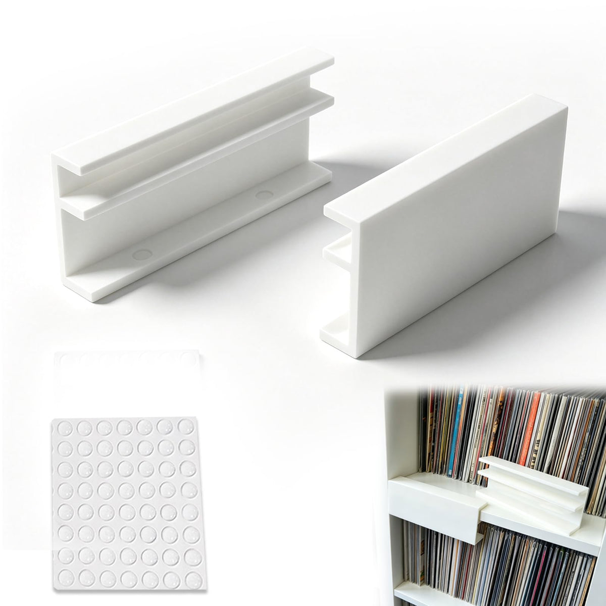 Vinyl Record Backstops Compatible with IKEA Kallax Shelf - Image 1