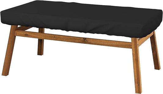 Covers & All Rectangle Table Top Cover, 12 Oz Waterproof UV & Weather Resistant Patio Table Cover, Outdoor Table Cover for Patio Furniture (75" L x 40" W x 5" H, Black)