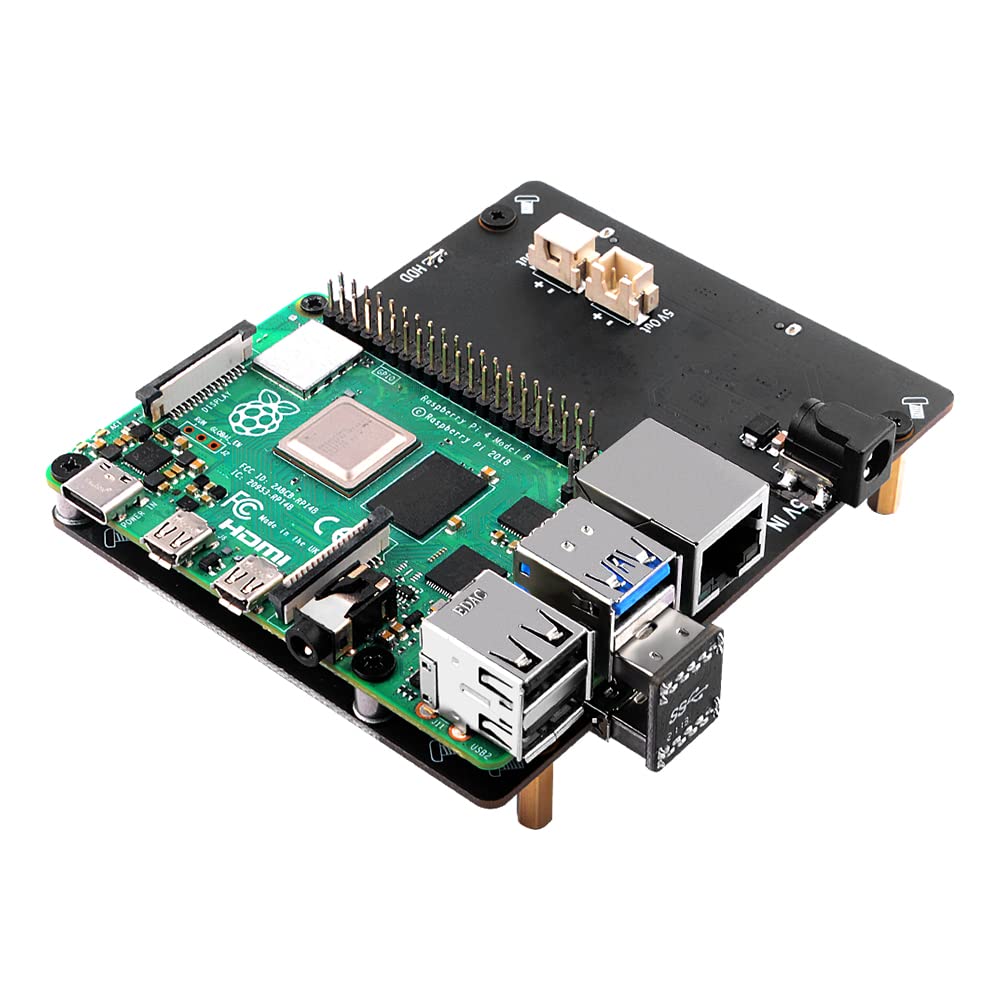 GeeekPi SATA Storage for Raspberry Pi 4, 2.5 inch SATA HDD/SSD - Image 1