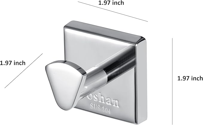Roshan Handcrafted and Hand Polished Multi Purpose Towel Rack, Rust Proof and Peel Resistant Towel Shelf, Includes 2 Handmade Hooks (3, Silver)