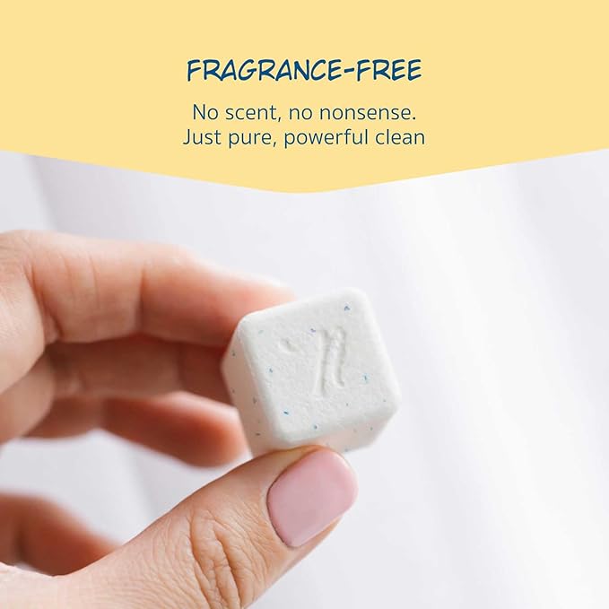 Nellie’s Dish Cubes – 64-Pack (4 Boxes of 16 Cubes) – Compact Dishwasher Detergent – Space-Saving, Plastic-Reduced Packaging – Tough on Grease and Grime – Made in Canada