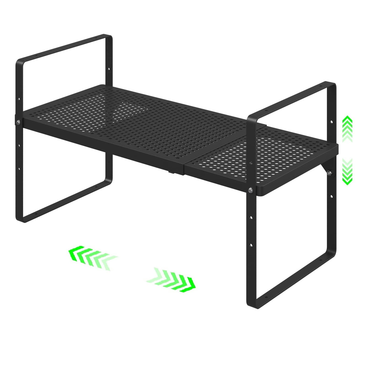 Expandable Storage Shelf, Stackable Organizer Rack, - Image 1