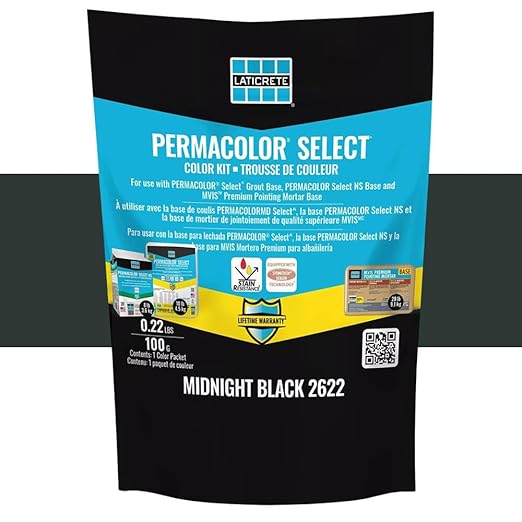 Permacolor Select Grout Color Kit - Midnight Black