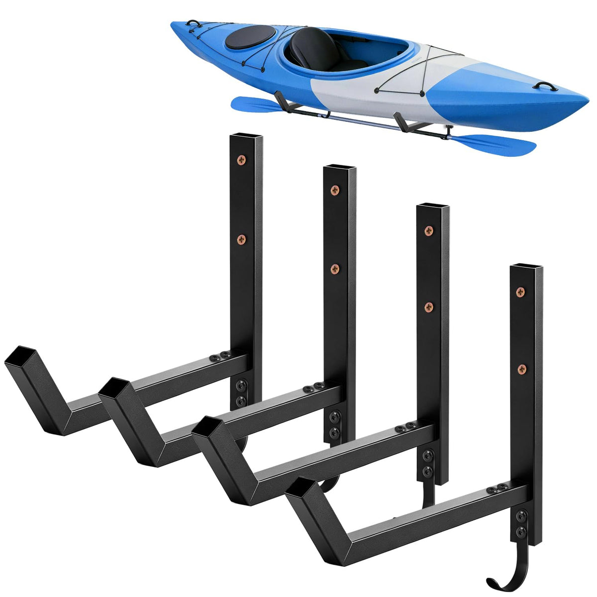 Wall Mount Kayak Storage Rack, Kayak Hooks for Garage Wall - Image 1