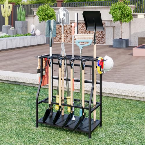 Garden Tool Organizer Yard Tool Tower Rack Shed Organization - Image 3