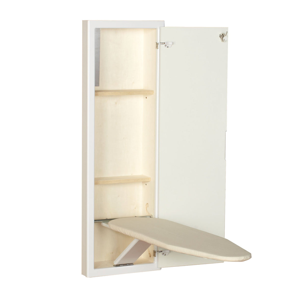 Household Essentials in‑Wall Recessed Ironing Board - Image 1