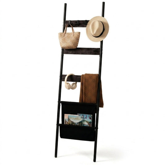 Blanket Ladder, 5 Tier Towel Rack - Image 1