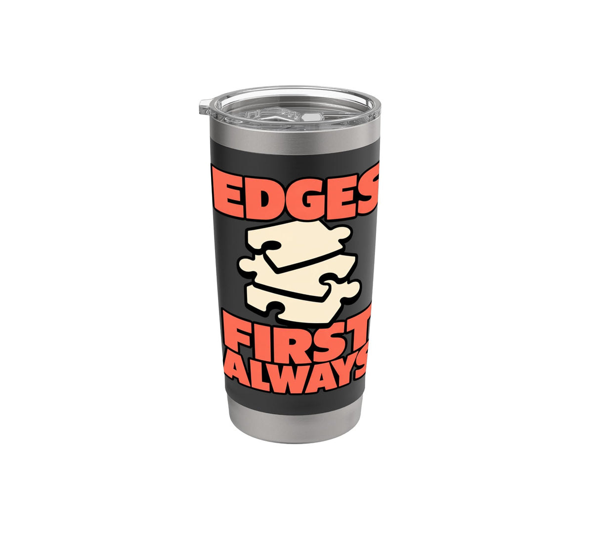 Jigsaw Puzzle Edges First Always Hobby Lover Pieces Funny - Image 1