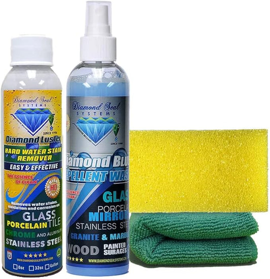Diamond Seal Systems Forever Brilliant Made in the USA: Restore and Re-shine Mini Bath Kit - Includes All Essential Tools for a Spotless Shine!