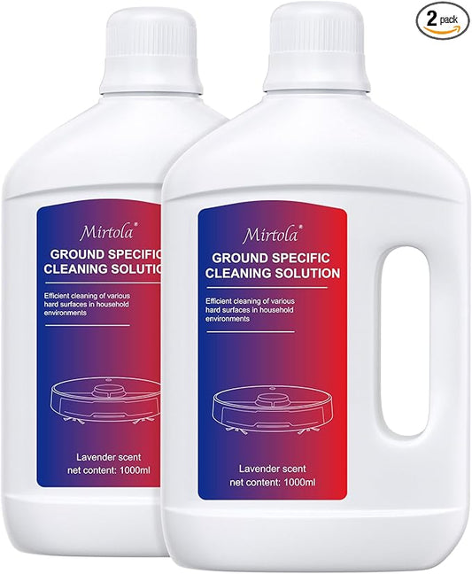 Multi-Surface Floor Cleaning Solution Compatible with Dreame Cleaning Solution, Lavender Scent, Deep Clean, Suitable for All Mopping Robot Vacuums and Cordless Wet/Dry Mops (2000 ml)