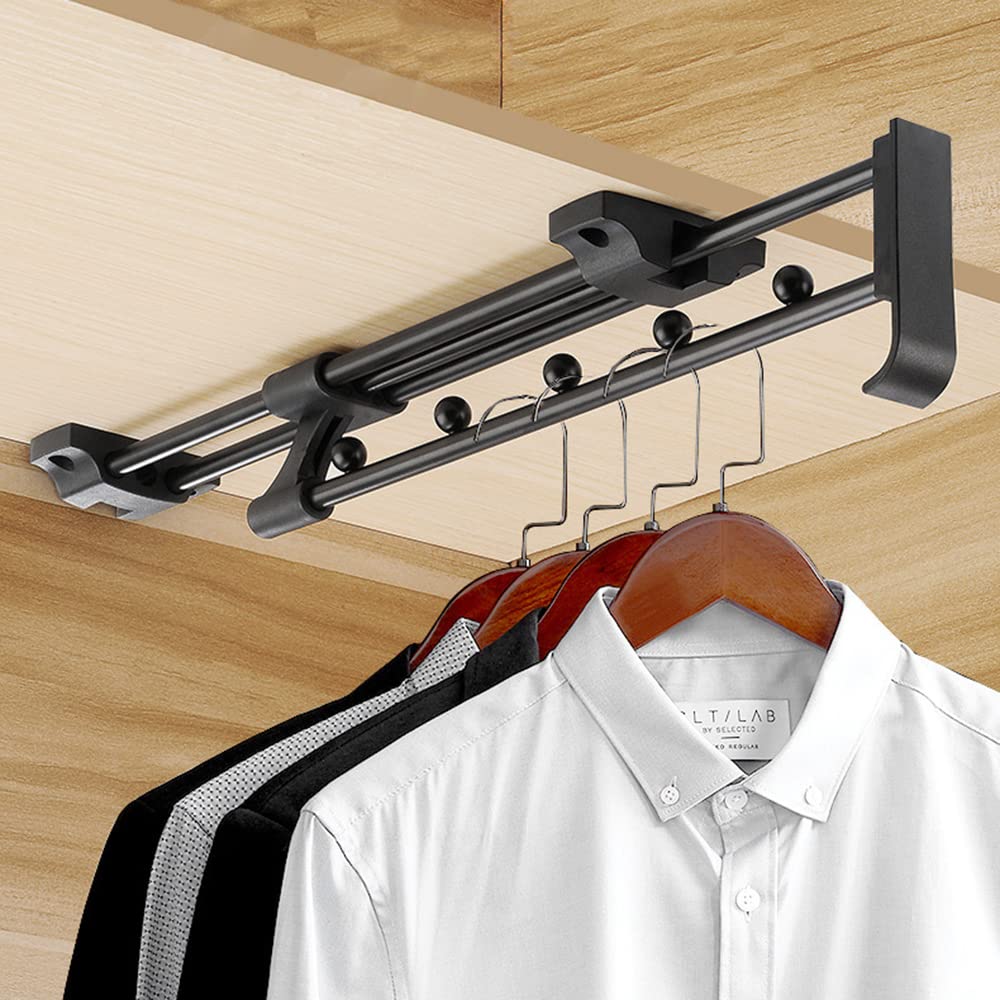Heavy Duty Extendable Pull Out Closet Rod - Sliding - Image 1
