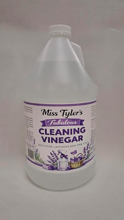 Miss Tyler's Fabulous All Purpose Cleaning Vinegar with Pure Lavender and Pine Oils, 128 Fluid Ounces