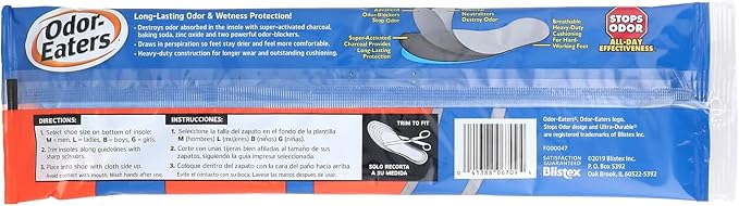 Odor Eaters Insoles Ultra-Durable (2 Pack)