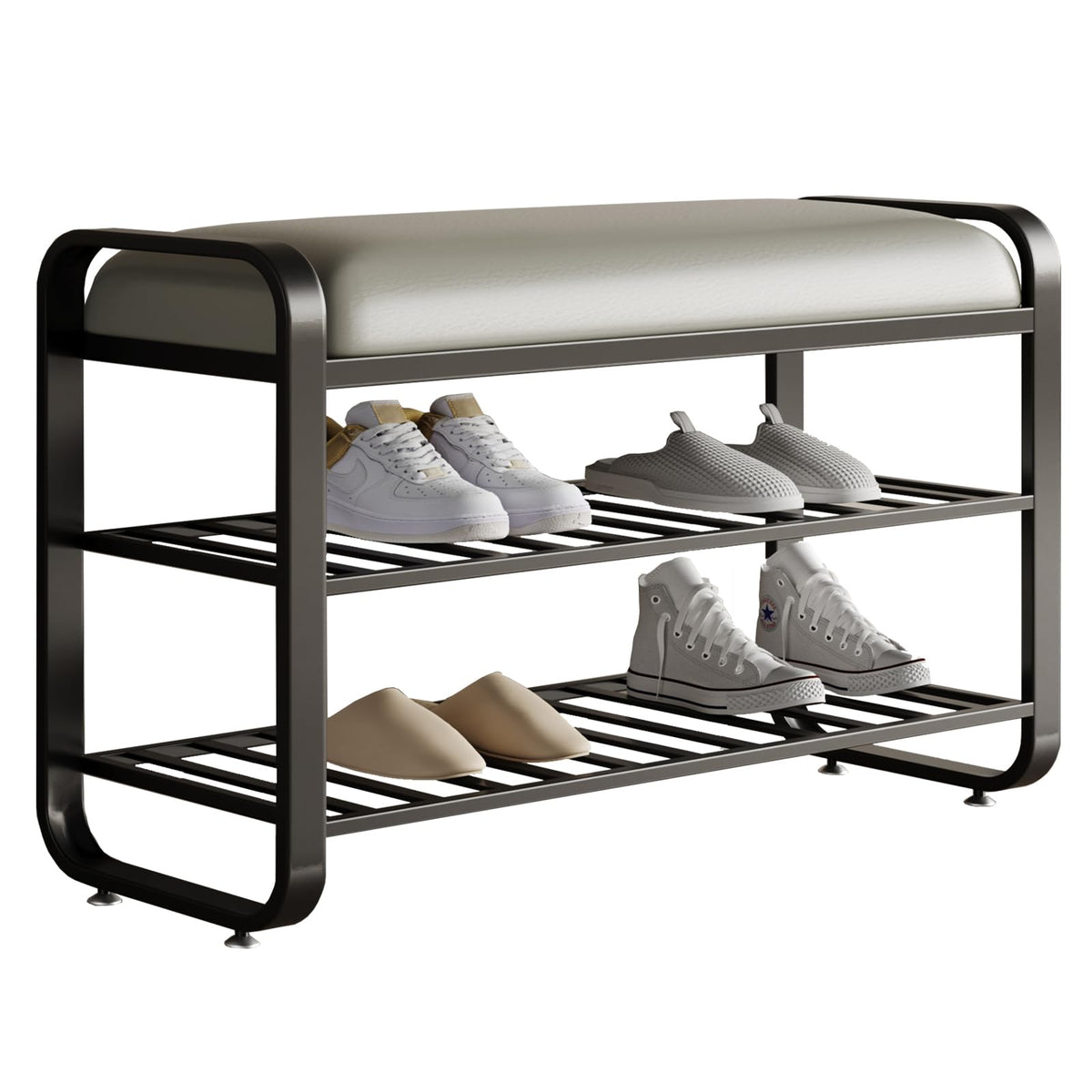 shoe bench,entryway bench with shoe storage - Image 1