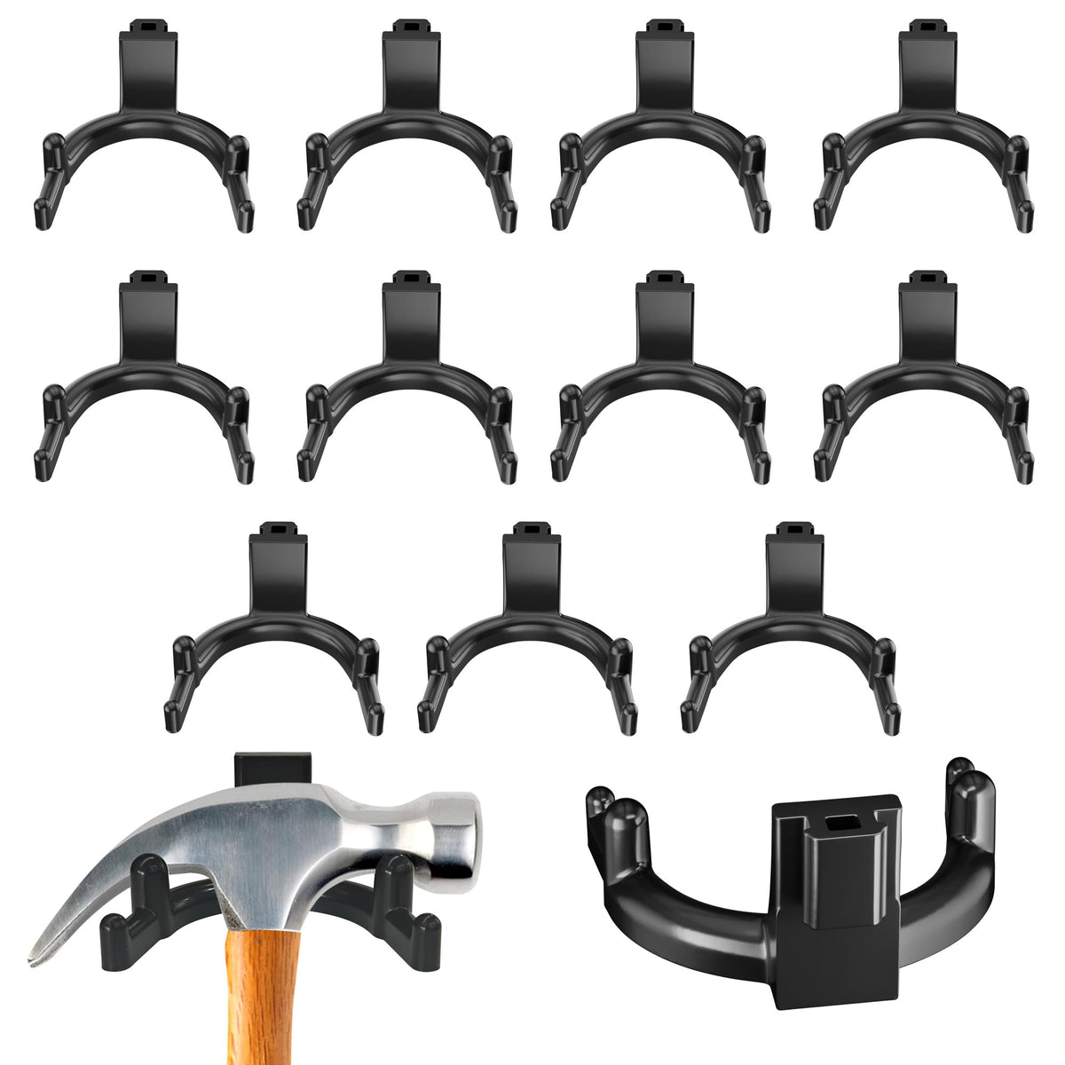 12 Pcs Tool Hook Lifetime Shed for Electric Hand Gardening Tools - Image 1