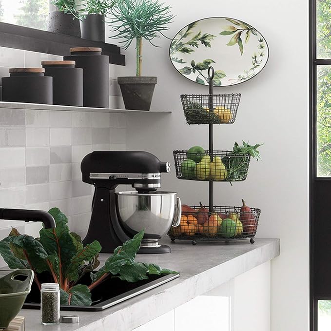 Floating Wall Shelf — 8×12" Industrial Steel, Black