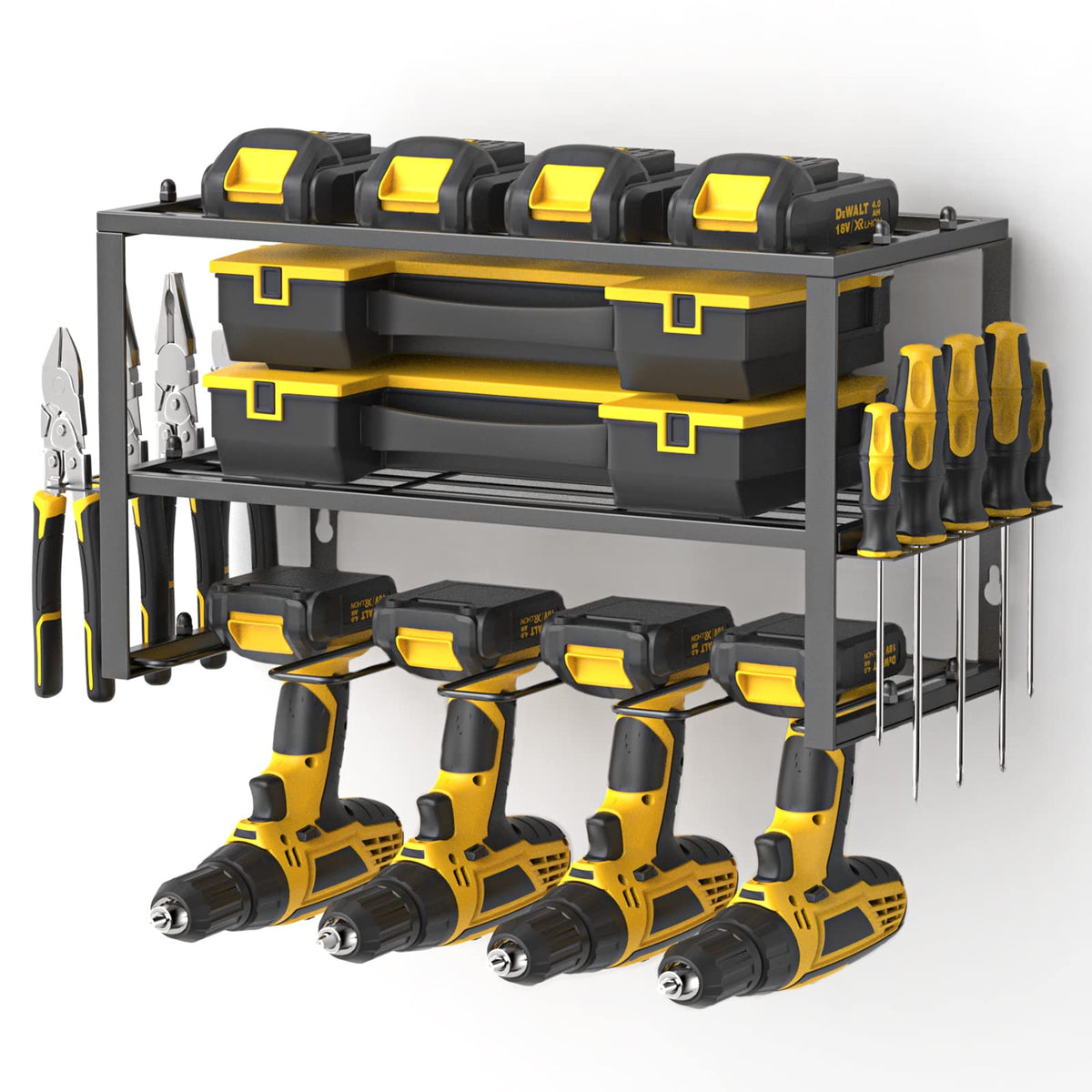 SPACECARE Power Tool Organizer- 1 Pack 3 Layers Rack for 4 - Image 1