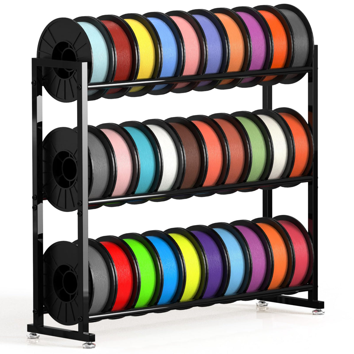 3-Tier 3D Filament Storage Rack - Heavy Duty Metal S | All Products - Image 1