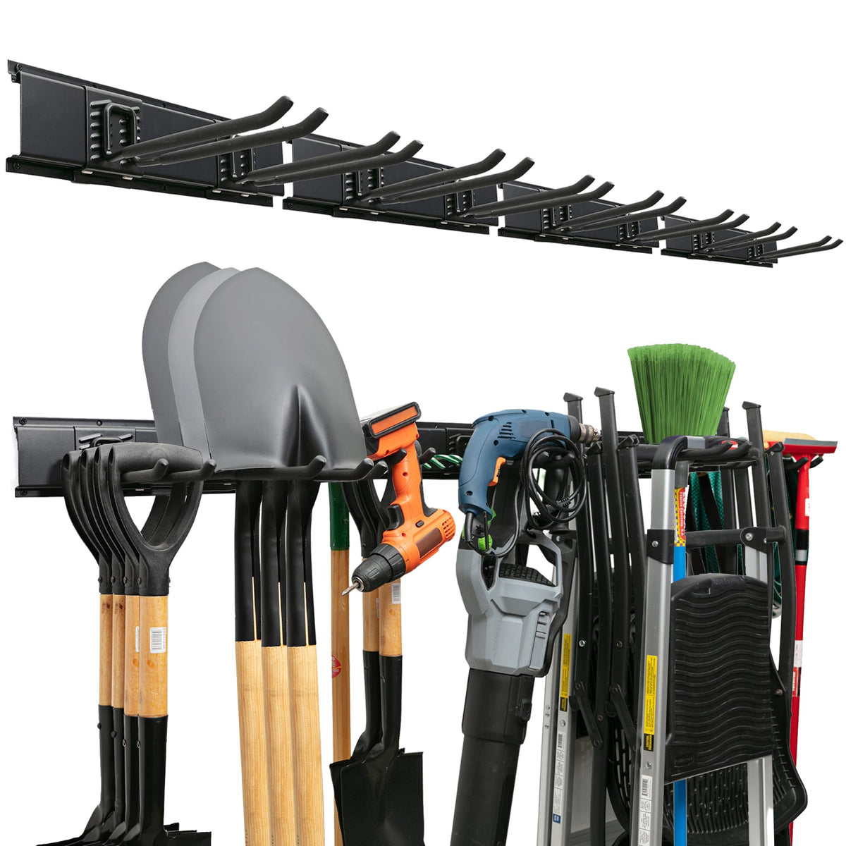 TIDYME Garage Tool Organizer Wall Mount, 64" - Image 1