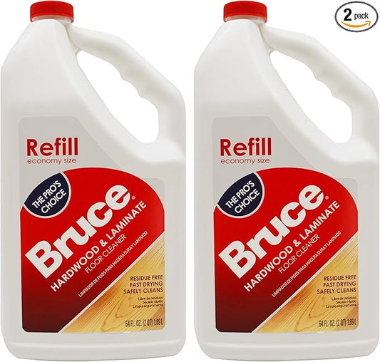 Bruce Hardwood & Laminate Floor Cleanr - 64oz Refill - 2 Pack
