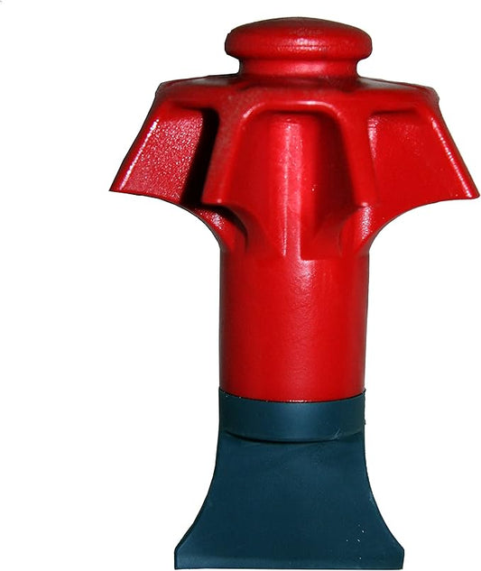 Danco Disposal Genie Garbage Disposal Strainer | Kitchen Sink Drain Splash Guard | Food Scraper | Red (10451)